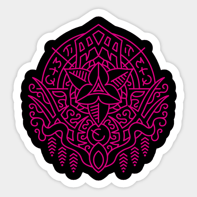 Born of Night — Allied Race Crest (color) Sticker by dcmjs